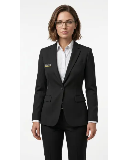 Veste de costume - Noir - Femme