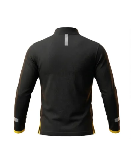 Polo manches longues - Noir - Homme