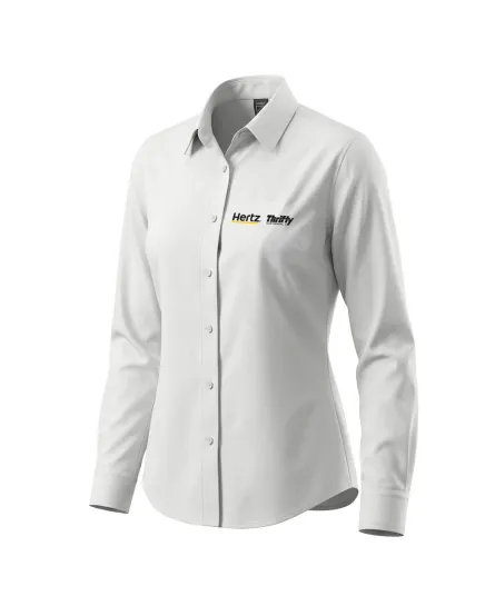 Chemisier Thrifty - Blanc - Femme