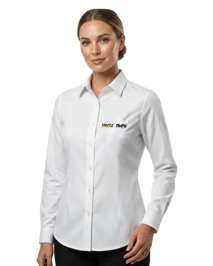 Chemisier Thrifty - Blanc - Femme