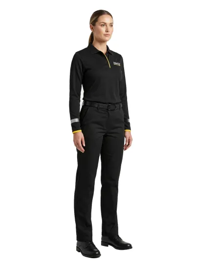 Pantalon comptoir - Noir - Femme